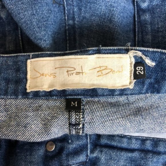 Jen's Pirate Booty Denim Lace Up Shirts - Picture 5 of 8